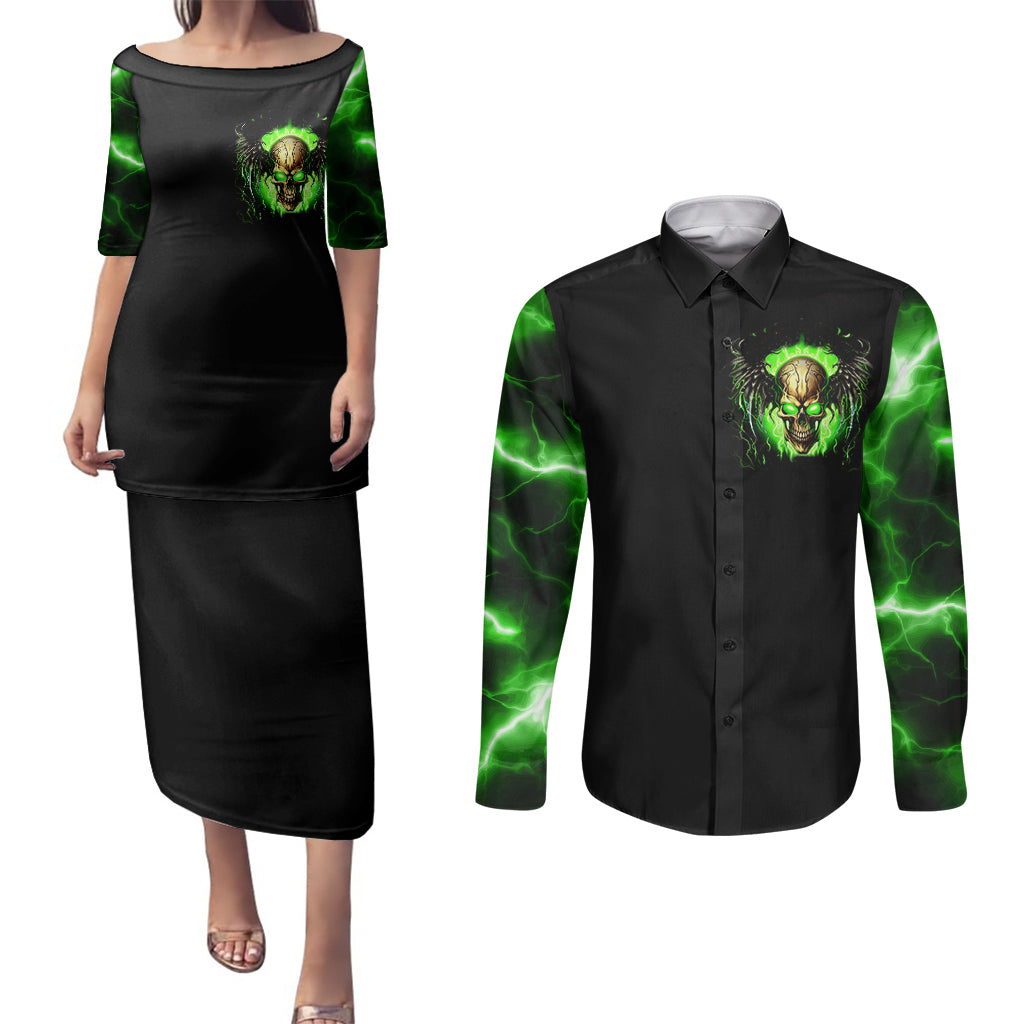 skull-couples-matching-puletasi-dress-and-long-sleeve-button-shirts-dont-try-to-figured-me-out