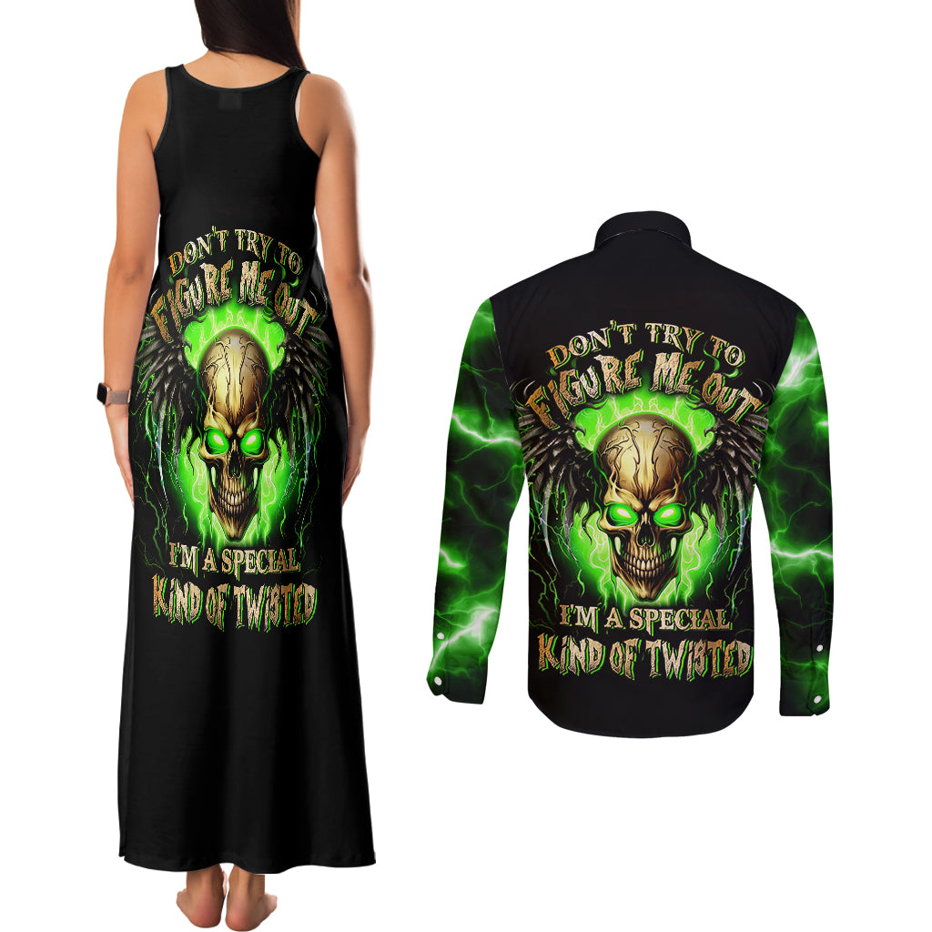 skull-couples-matching-tank-maxi-dress-and-long-sleeve-button-shirts-dont-try-to-figured-me-out