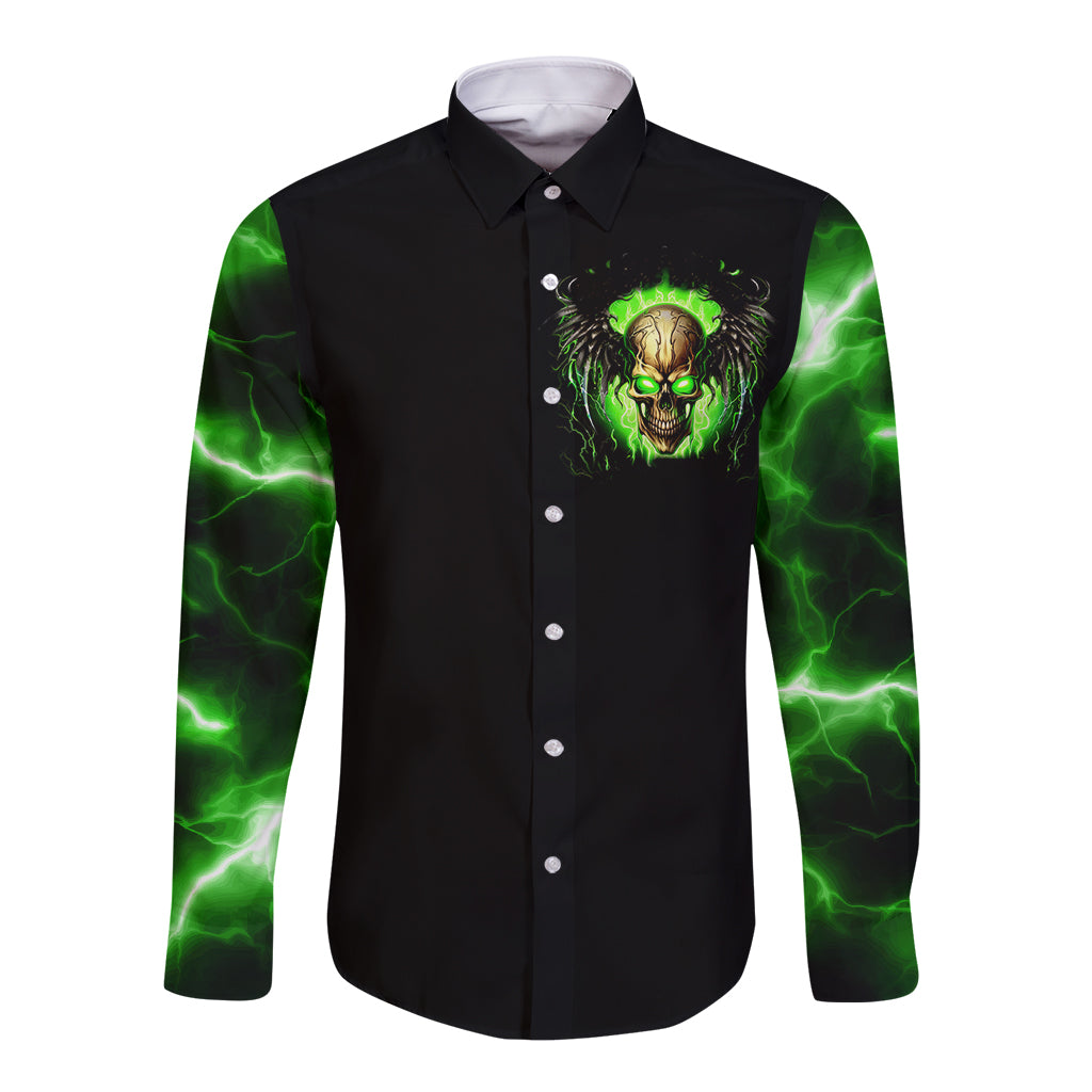 skull-long-sleeve-button-shirt-dont-try-to-figured-me-out