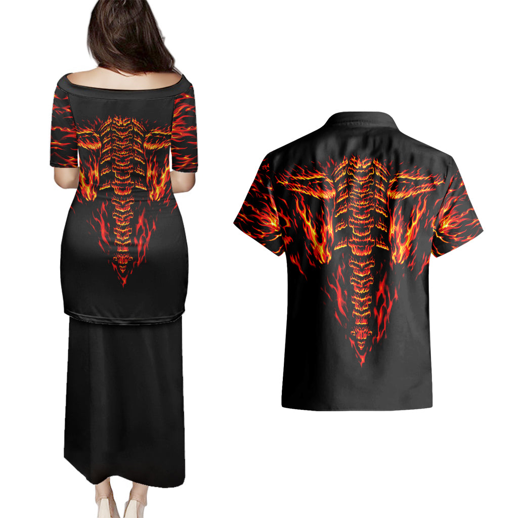 flame-skull-couples-matching-puletasi-dress-and-hawaiian-shirt-skull-face-inside-me
