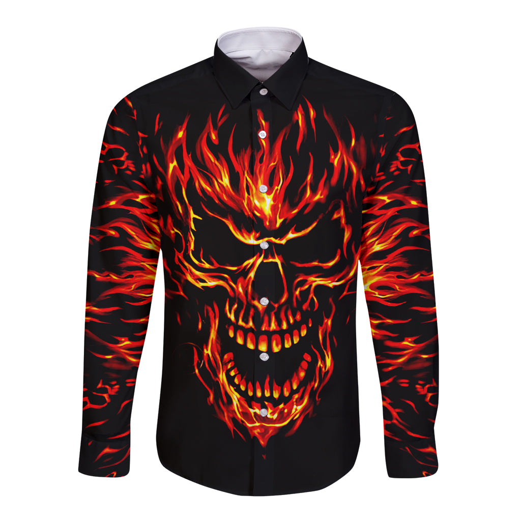 flame-skull-long-sleeve-button-shirt-skull-face-inside-me