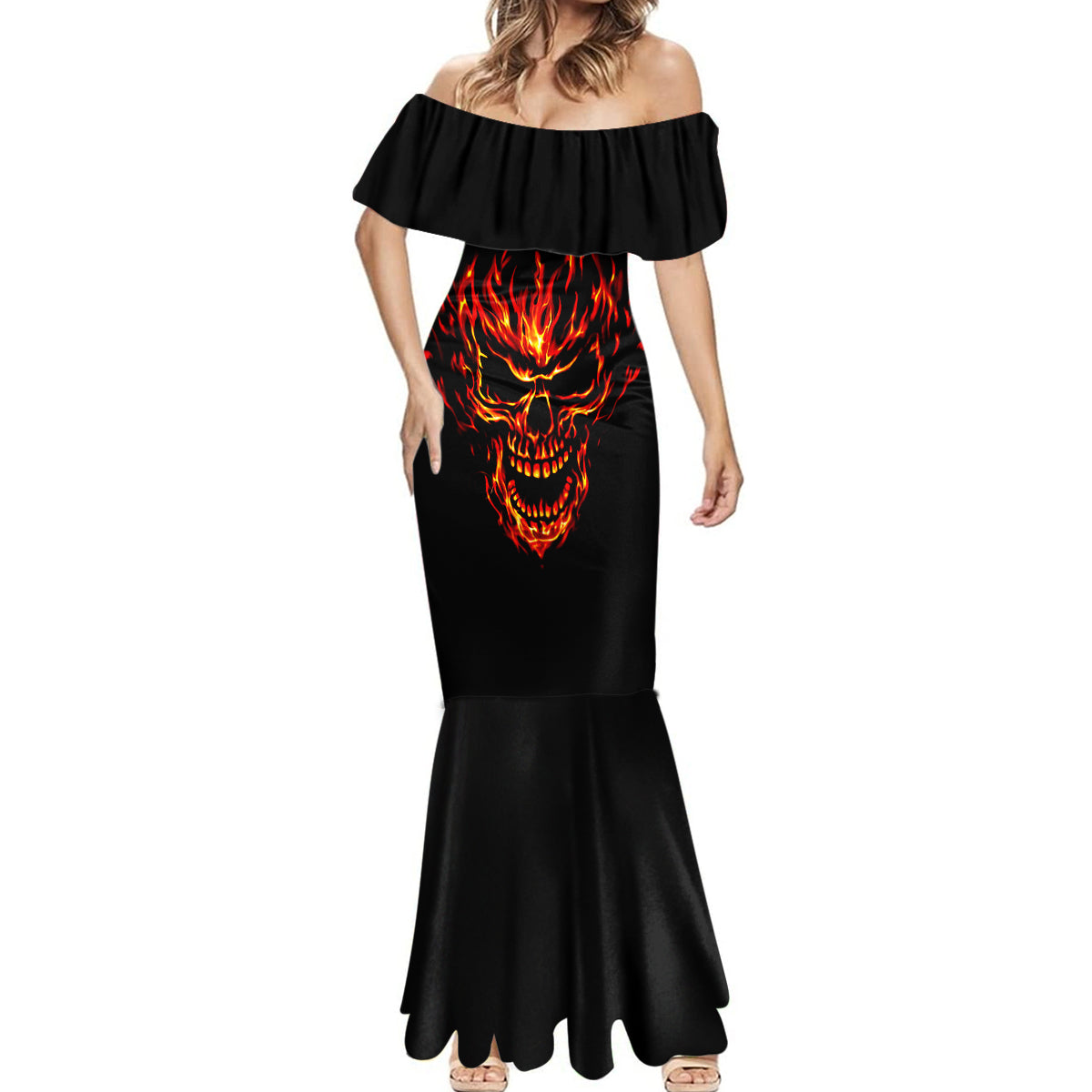 flame-skull-mermaid-dress-skull-face-inside-me