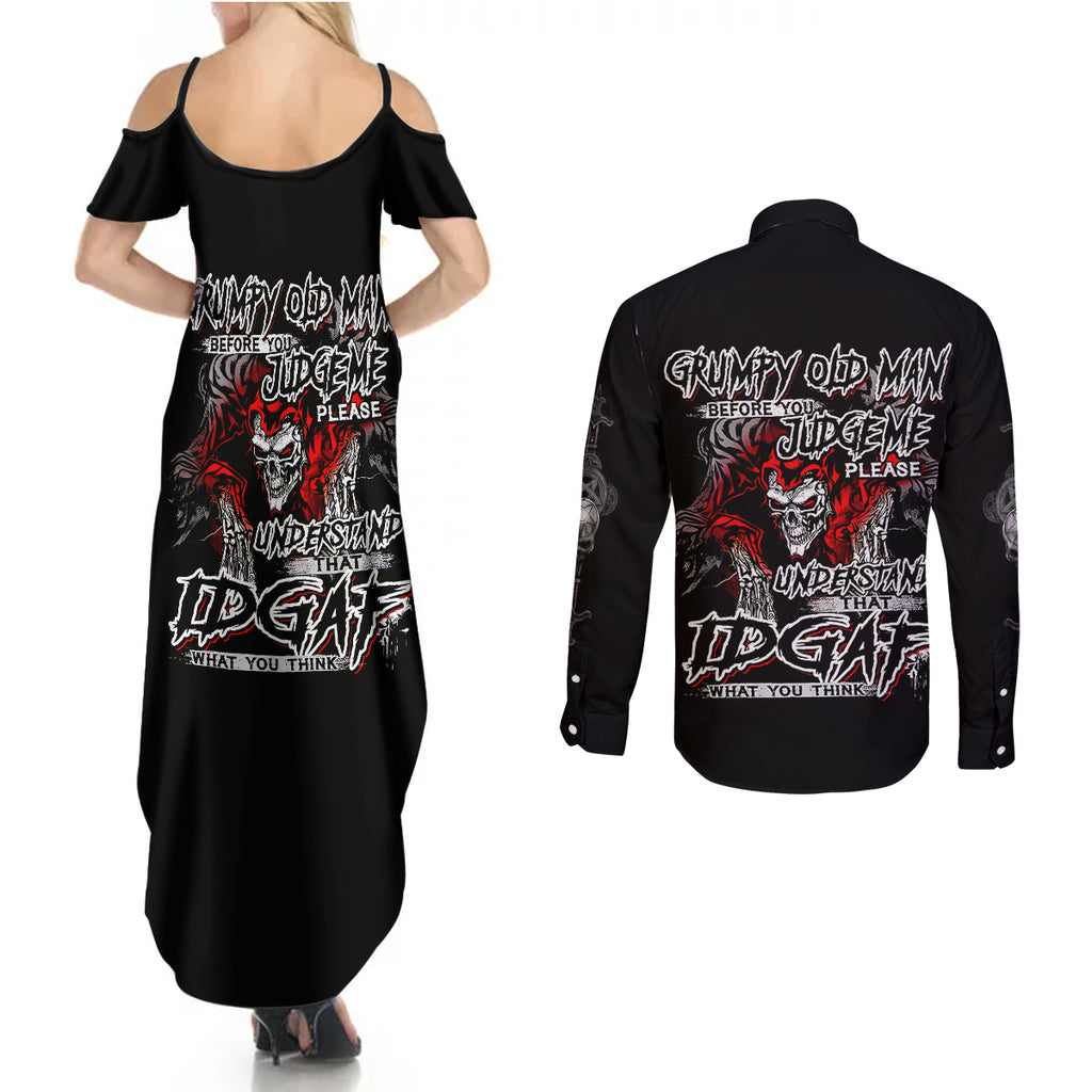 skull-couples-matching-summer-maxi-dress-and-long-sleeve-button-shirts-before-your-judge-me-pls-understand