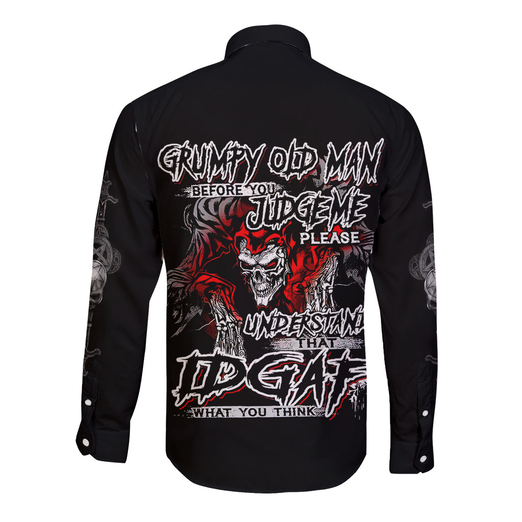 skull-long-sleeve-button-shirt-before-your-judge-me-pls-understand