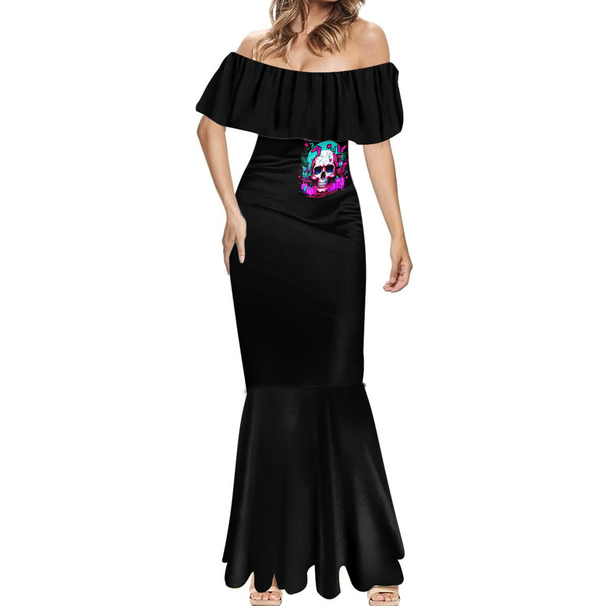 skull-mermaid-dress-hello-darkness-my-old-friend-pinky