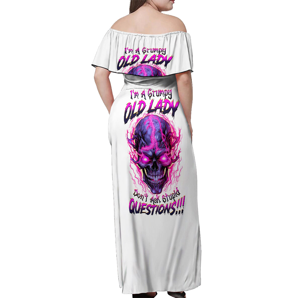 lighting-skull-off-shoulder-maxi-dress-im-a-grumpy-old-lady-dont-ask-stupid