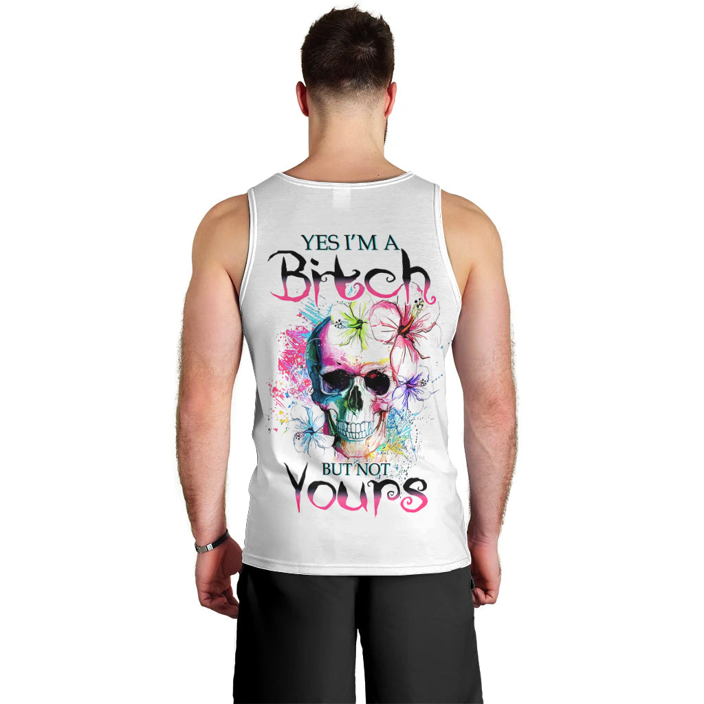 watercolor-skull-men-tank-top-yes-im-bitch-but-not-your