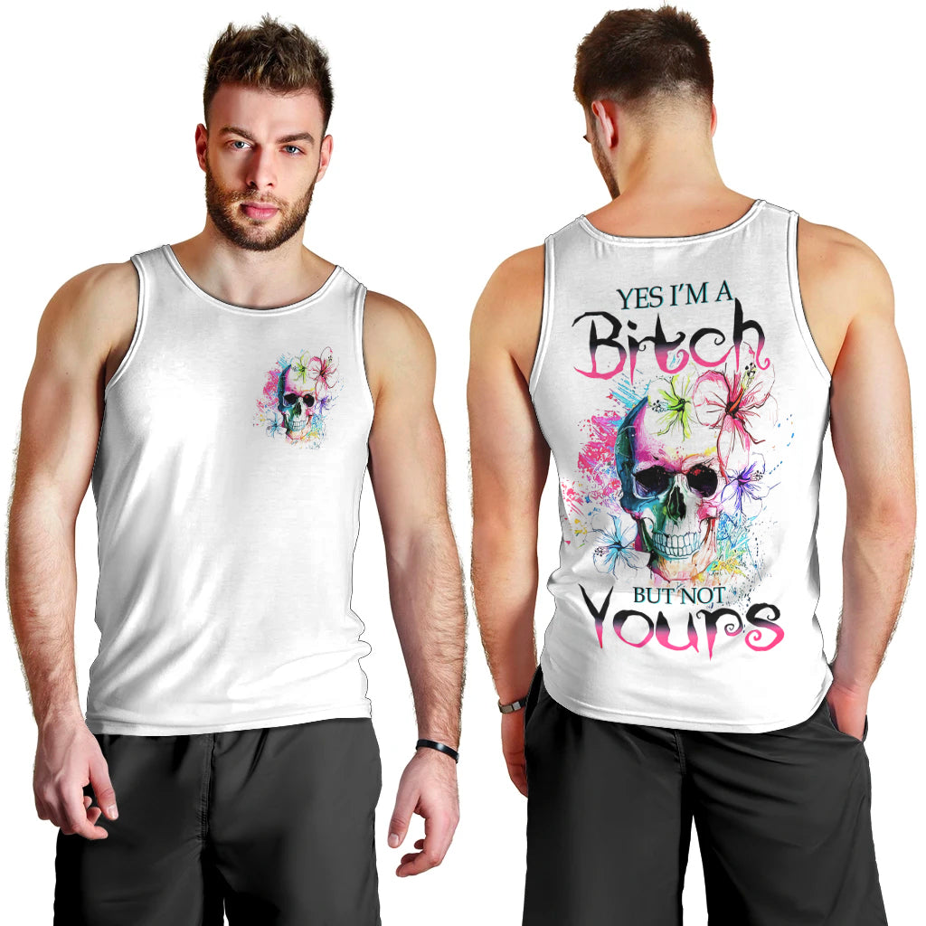 watercolor-skull-men-tank-top-yes-im-bitch-but-not-your