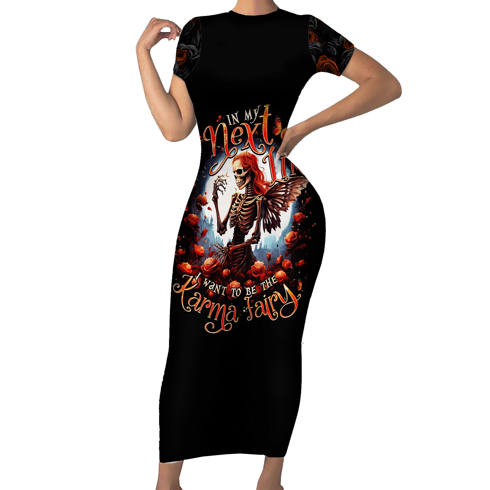 fairy-skull-short-sleeve-bodycon-dress-in-next-life-i-want-to-be-the-karma-fairy