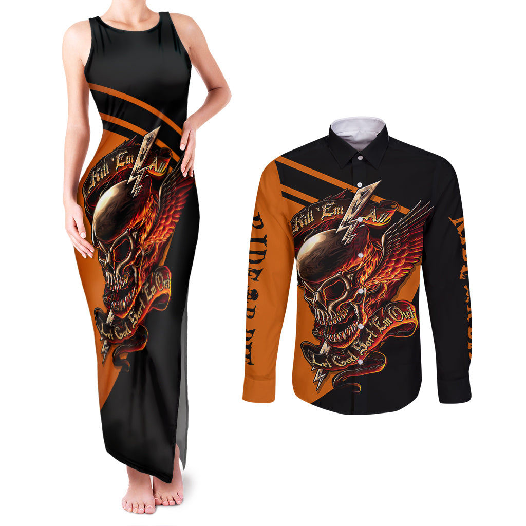 wings-skull-couples-matching-tank-maxi-dress-and-long-sleeve-button-shirts-kill-them-all