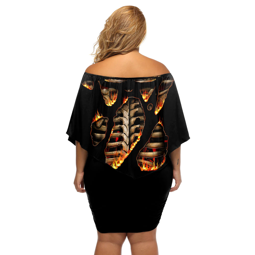 flame-skull-off-shoulder-short-dress-flame-skeleton-inside-my-body