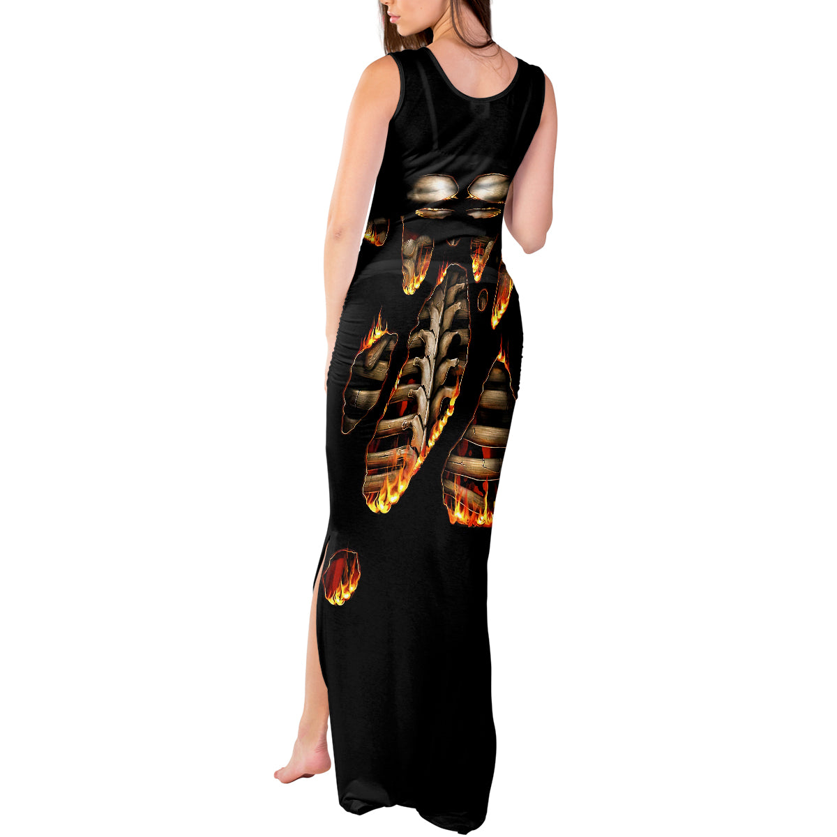 flame-skull-tank-maxi-dress-flame-skeleton-inside-my-body