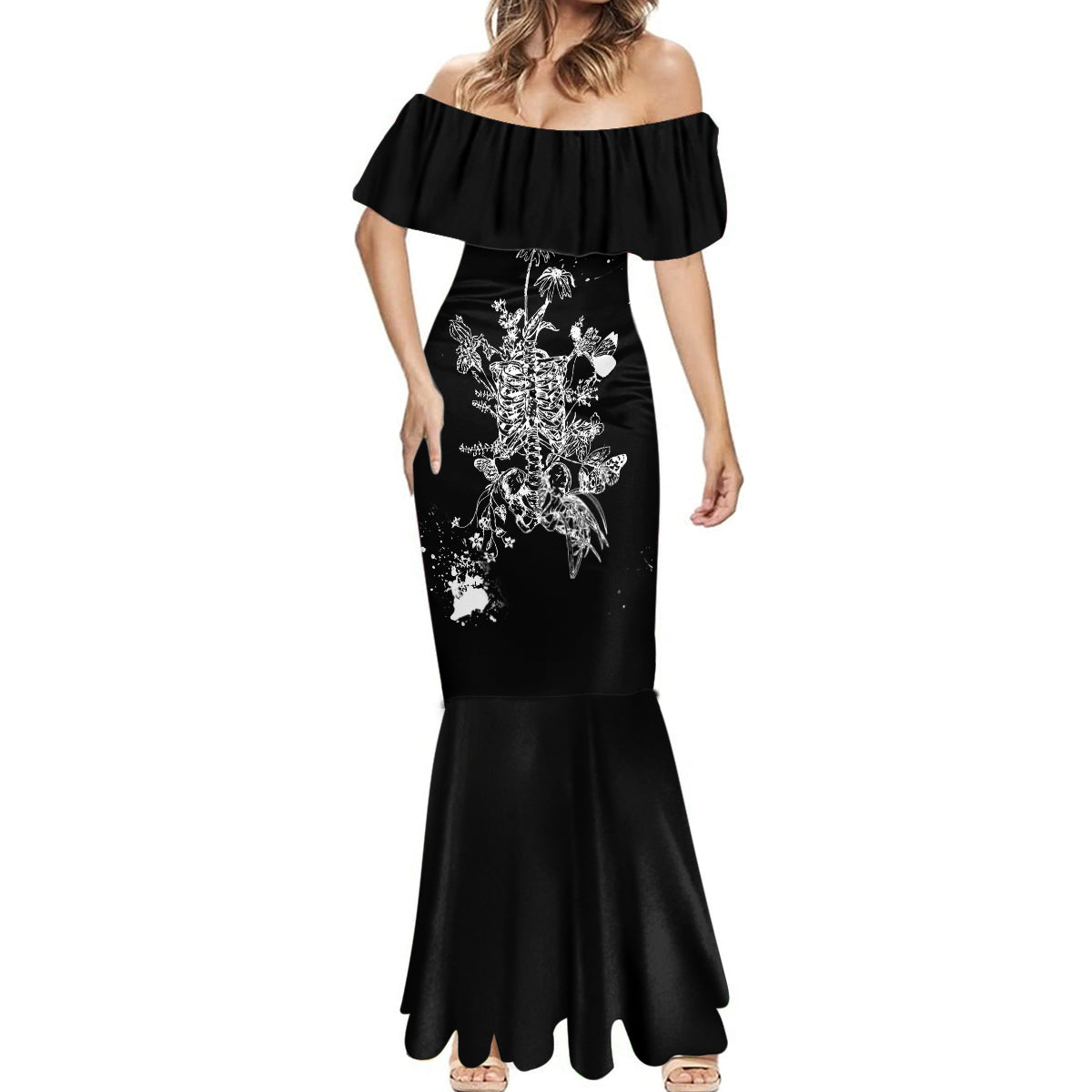 rose-skull-mermaid-dress-white-rose-skull-day-of-the-dead