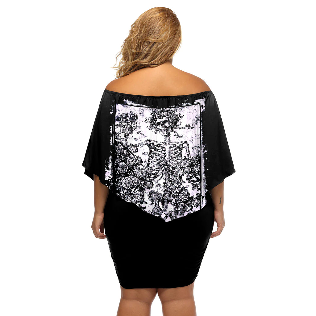 rose-skull-off-shoulder-short-dress-white-rose-skull-day-of-the-dead