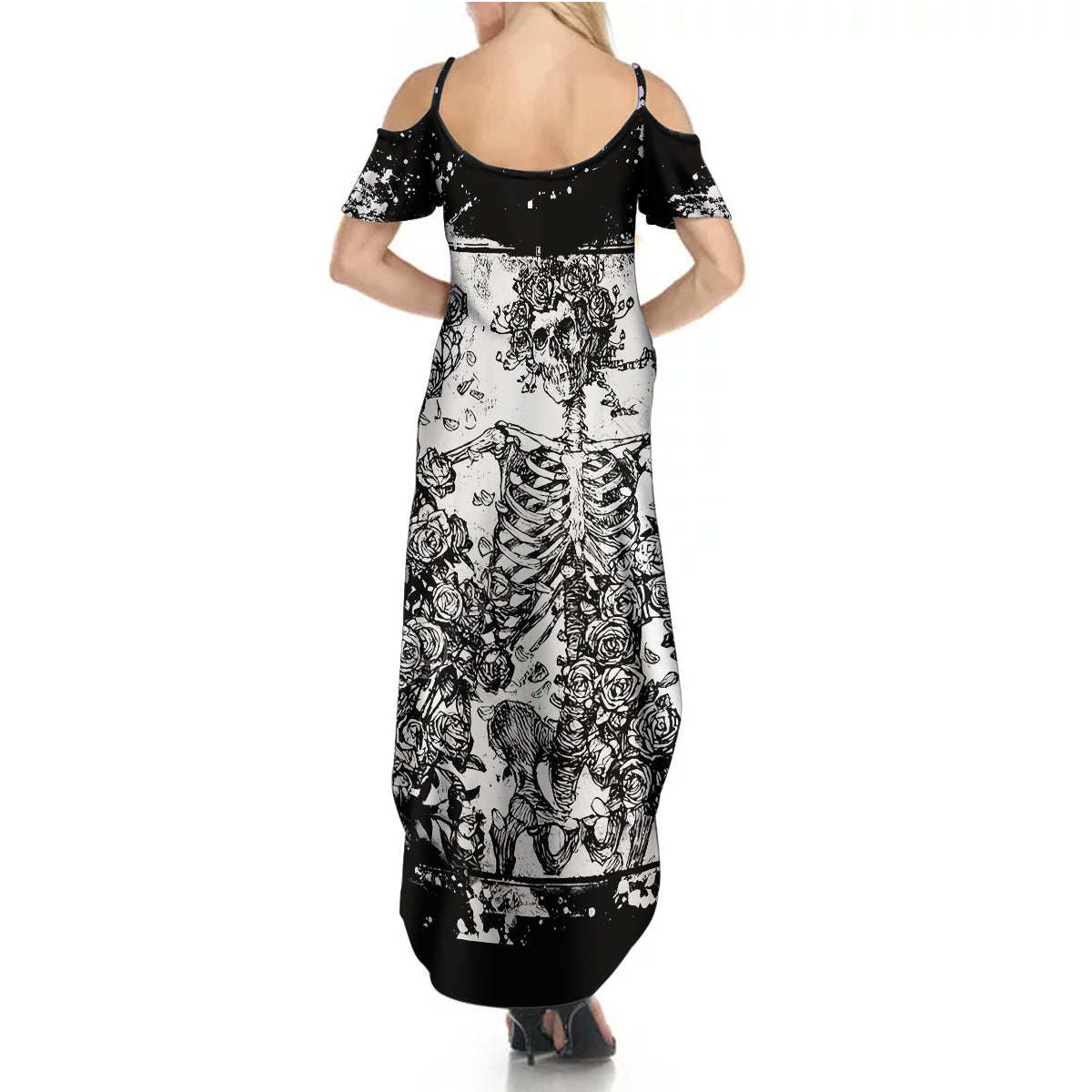 rose-skull-summer-maxi-dress-white-rose-skull-day-of-the-dead