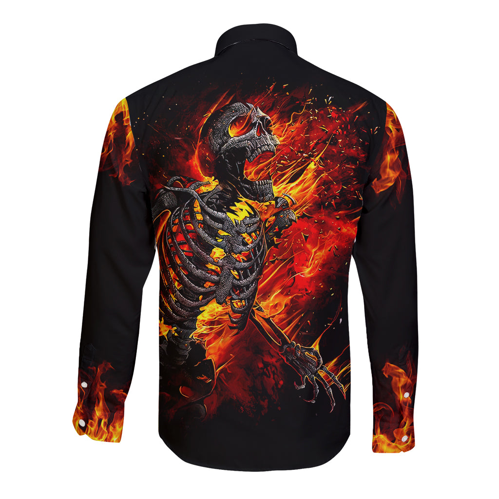 fire-skull-long-sleeve-button-shirt-dead-fire-skeleton-scream