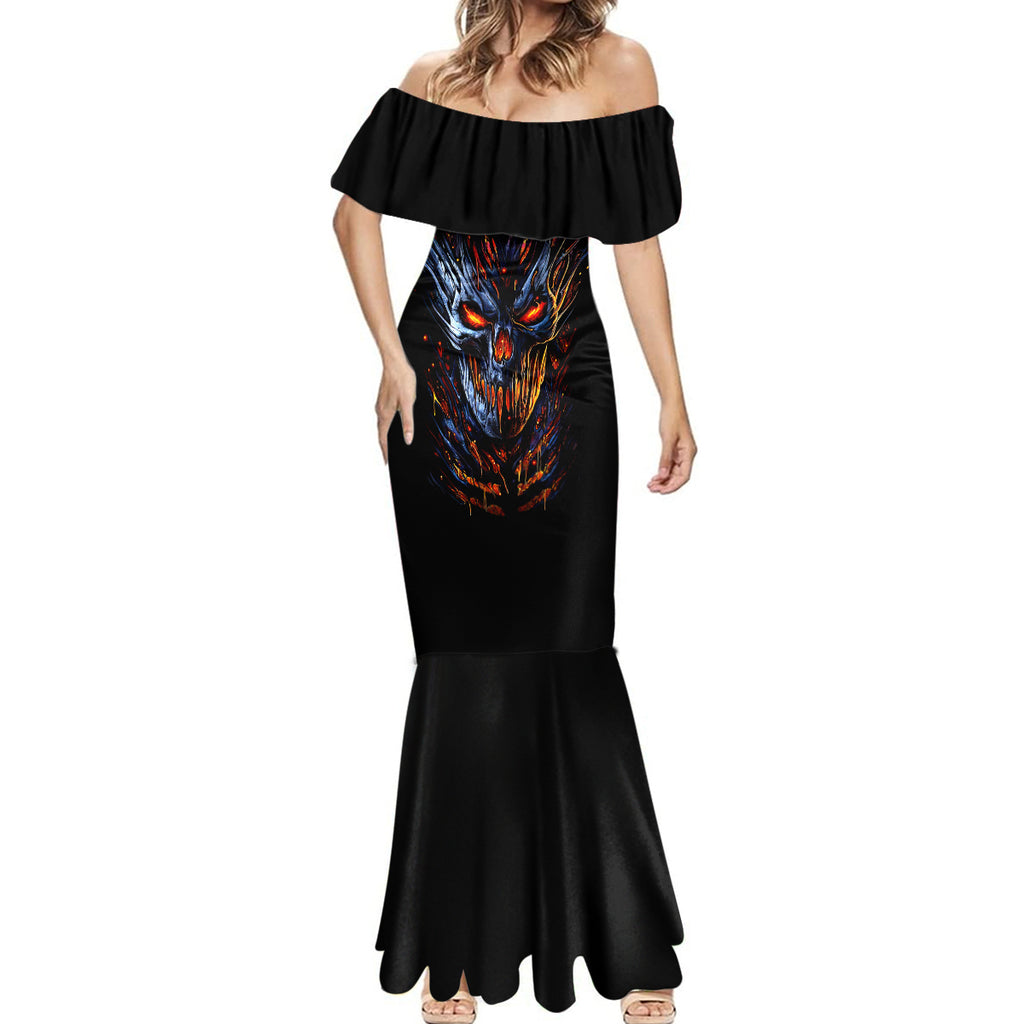 devil-skull-mermaid-dress-devil-face-scream
