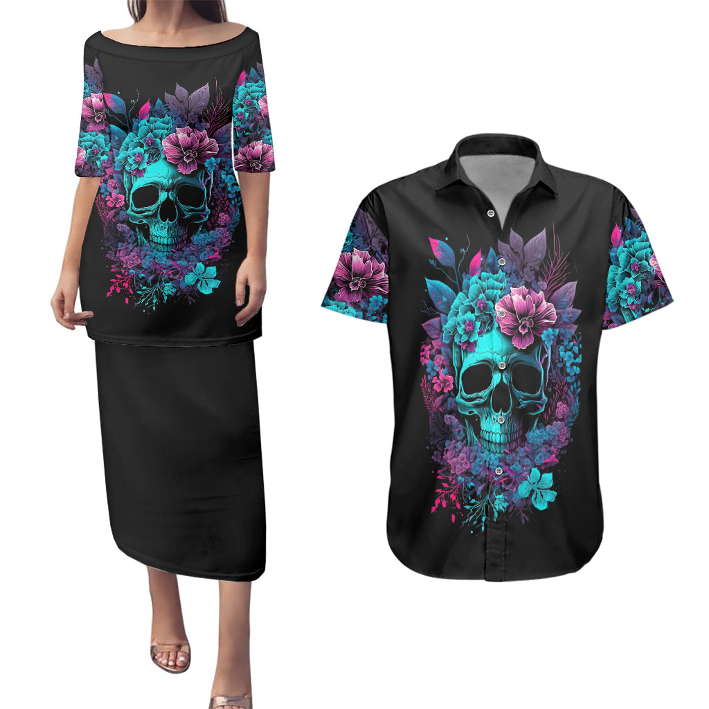 wings-skull-couples-matching-puletasi-dress-and-hawaiian-shirt-want-to-be-karma-fairy-rose-skull