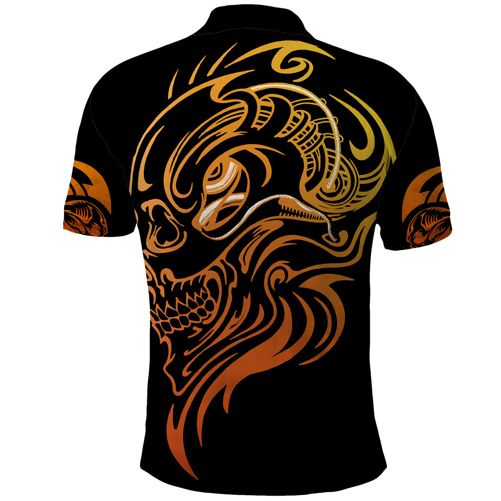 tattoo-skull-polo-shirt-golden-skull-face-tattoo