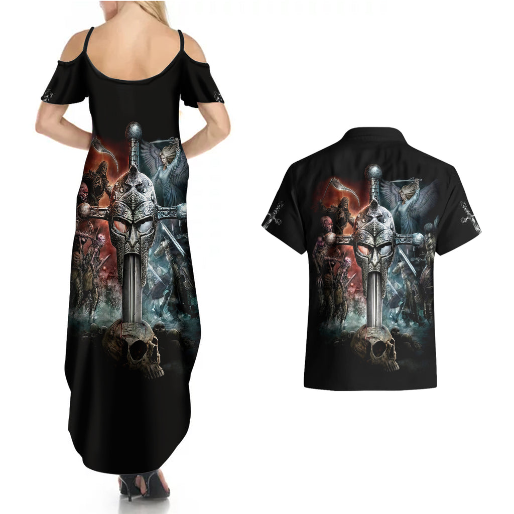 warrior-skull-couples-matching-summer-maxi-dress-and-hawaiian-shirt-skull-warrior-viking