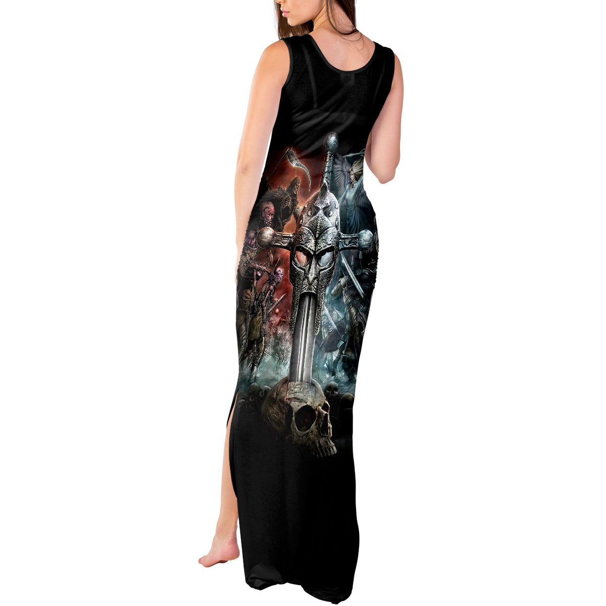 warrior-skull-tank-maxi-dress-skull-warrior-viking