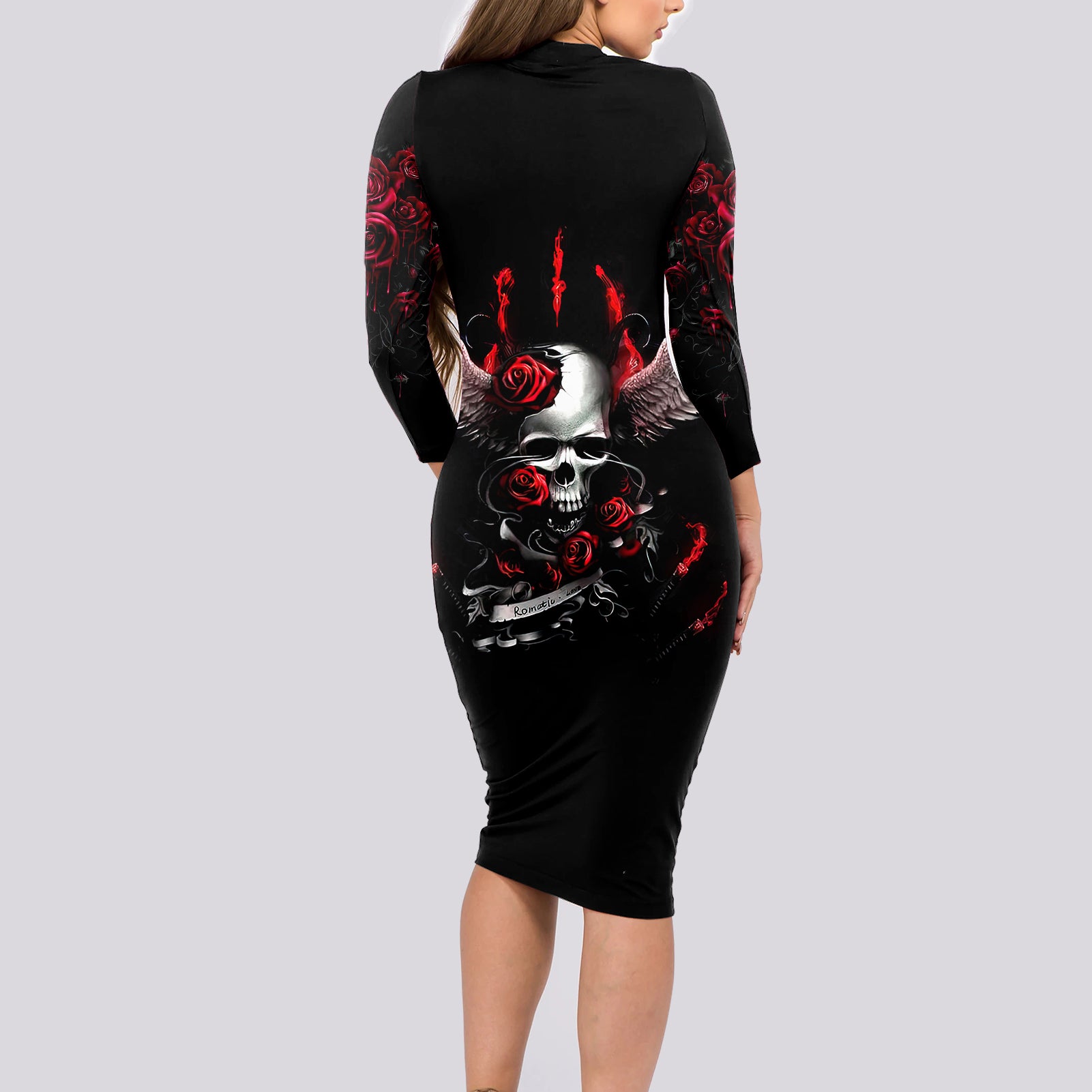 wings-rose-skull-long-sleeve-bodycon-dress-romantic-rose-skull-wings
