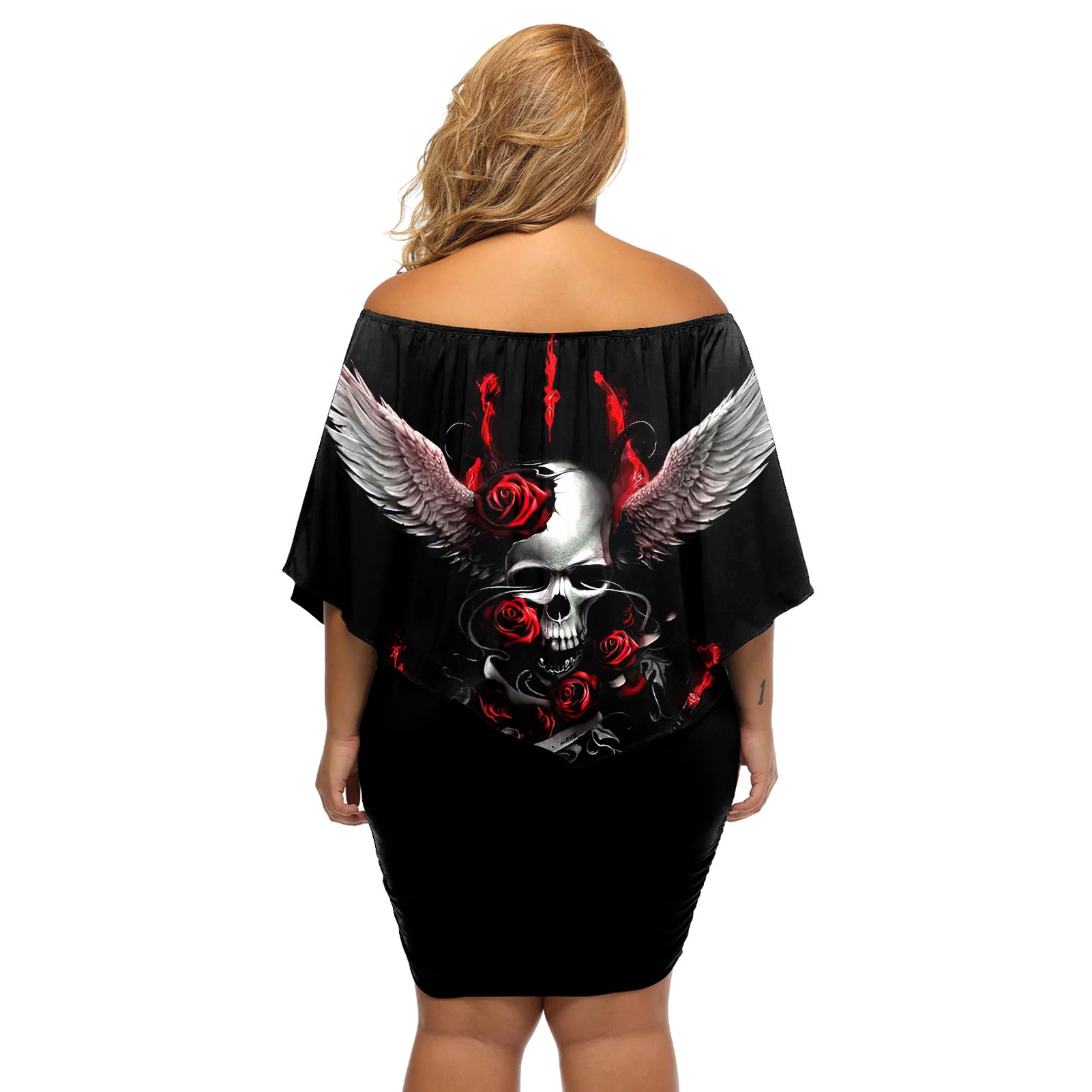 wings-rose-skull-off-shoulder-short-dress-romantic-rose-skull-wings