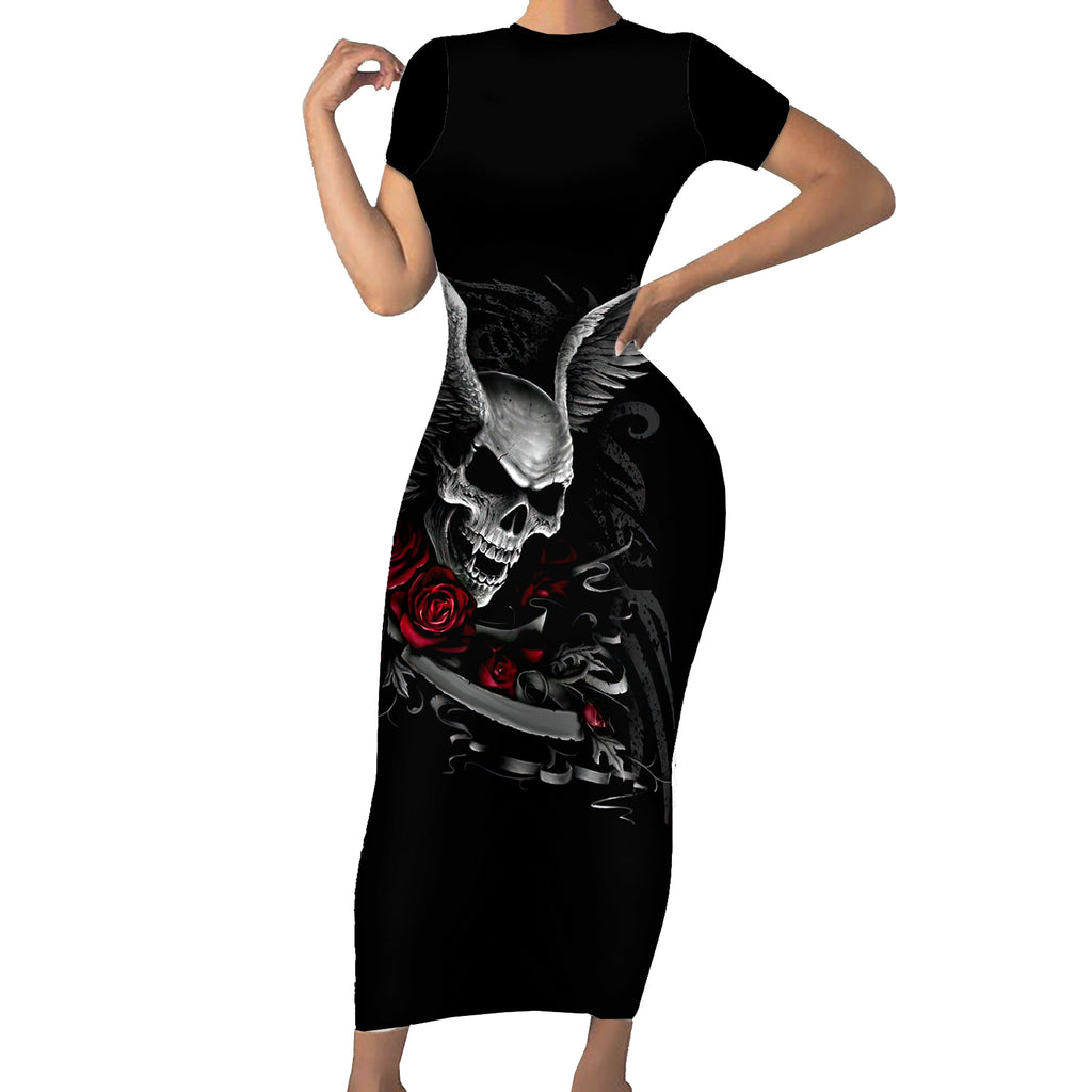 wings-rose-skull-short-sleeve-bodycon-dress-romantic-rose-skull-wings