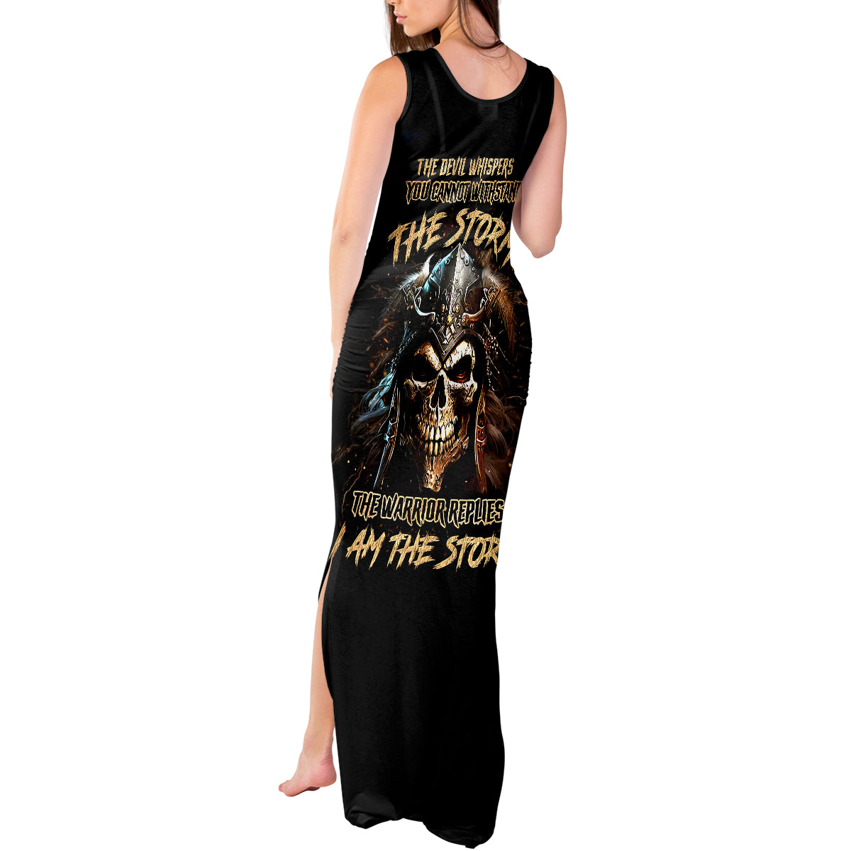 warrior-skull-tank-maxi-dress-the-warrior-replies-iam-the-storm