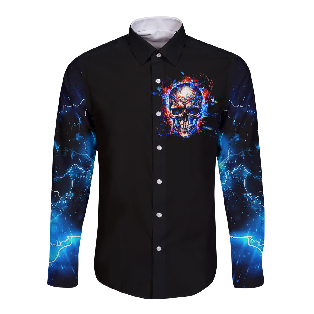 fire-skull-long-sleeve-button-shirt-your-demon-hide-under-your-bed