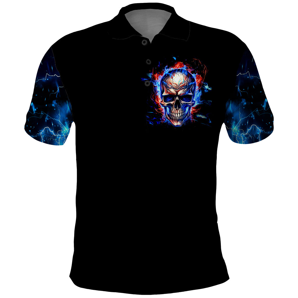 fire-skull-polo-shirt-your-demon-hide-under-your-bed