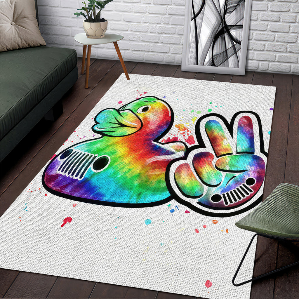 Duck Jeep Area Rug Ain't Nothing But A Jeep Thang