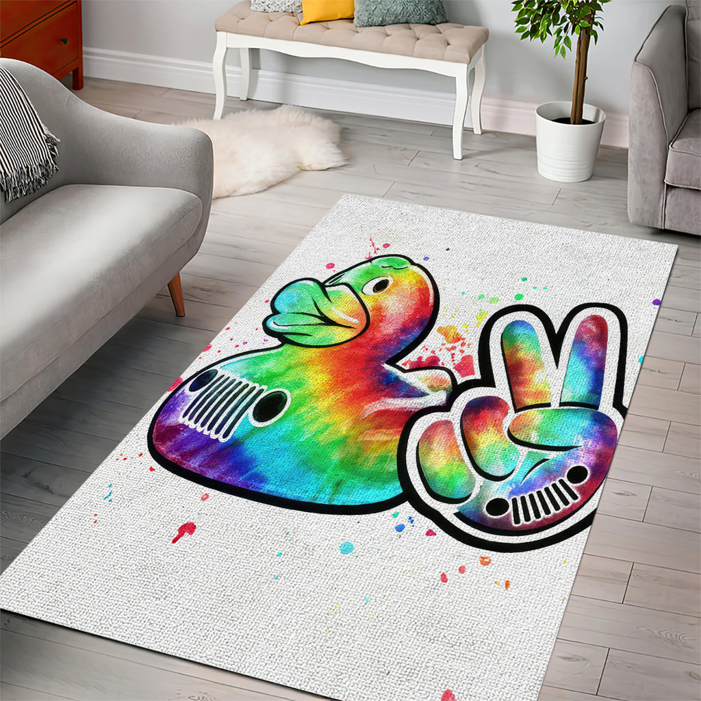 Duck Jeep Area Rug Ain't Nothing But A Jeep Thang