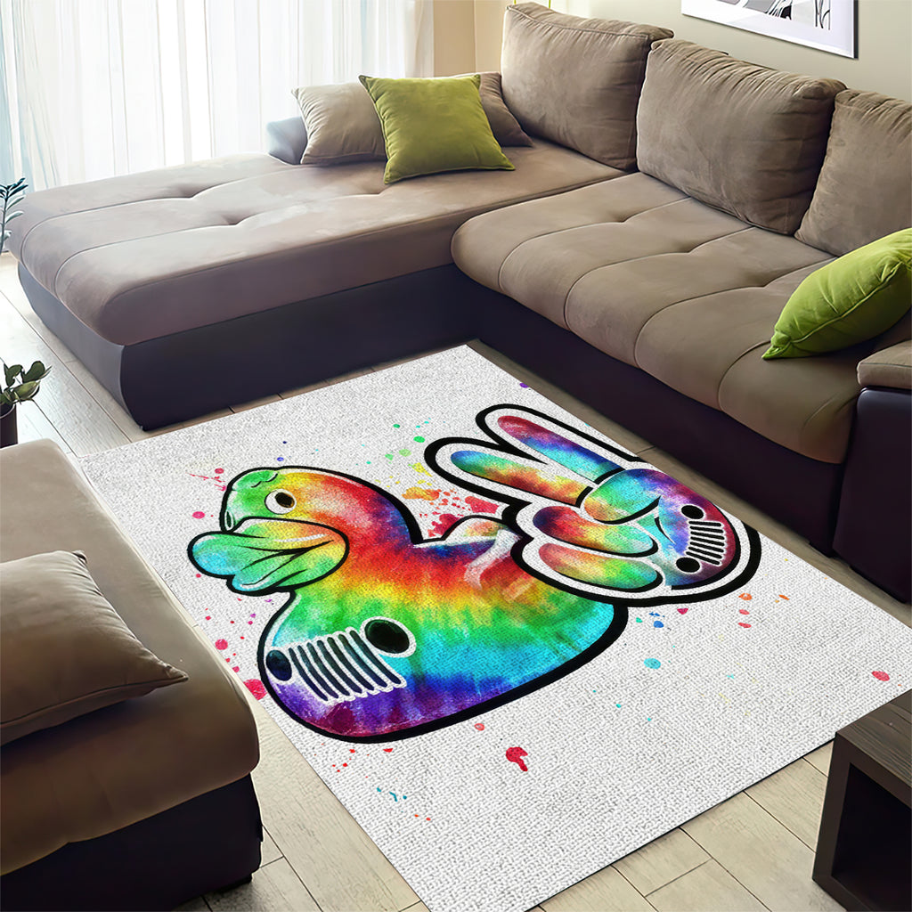 Duck Jeep Area Rug Ain't Nothing But A Jeep Thang