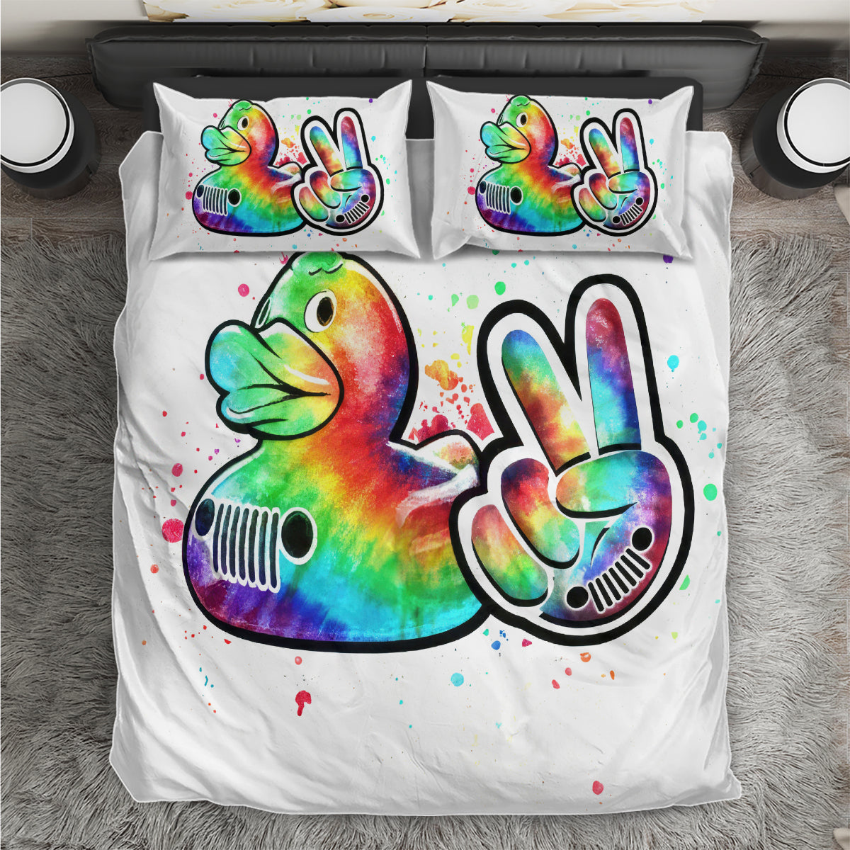 Duck Jeep Bedding Set Ain't Nothing But A Jeep Thang