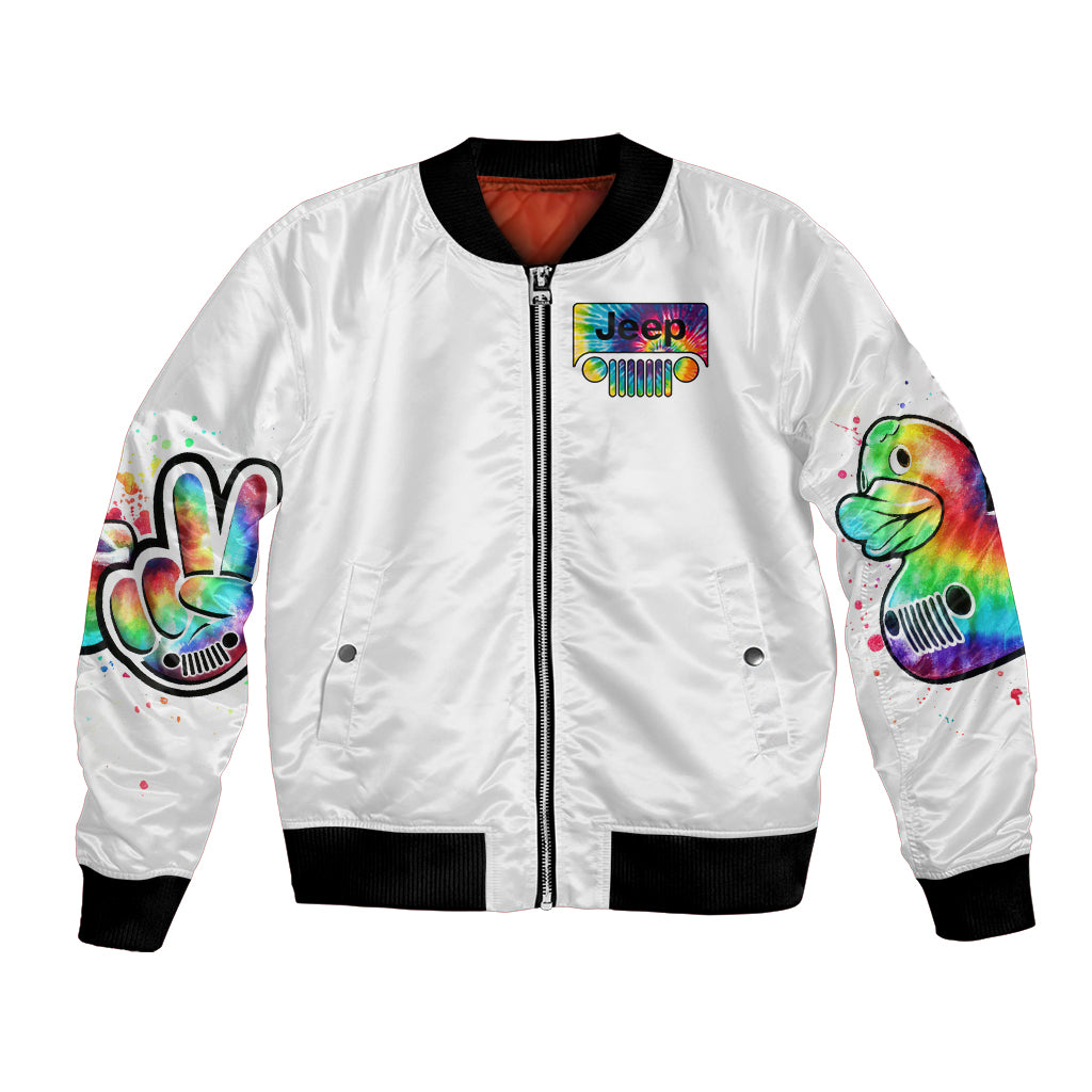 Duck Jeep Bomber Jacket Ain't Nothing But A Jeep Thang