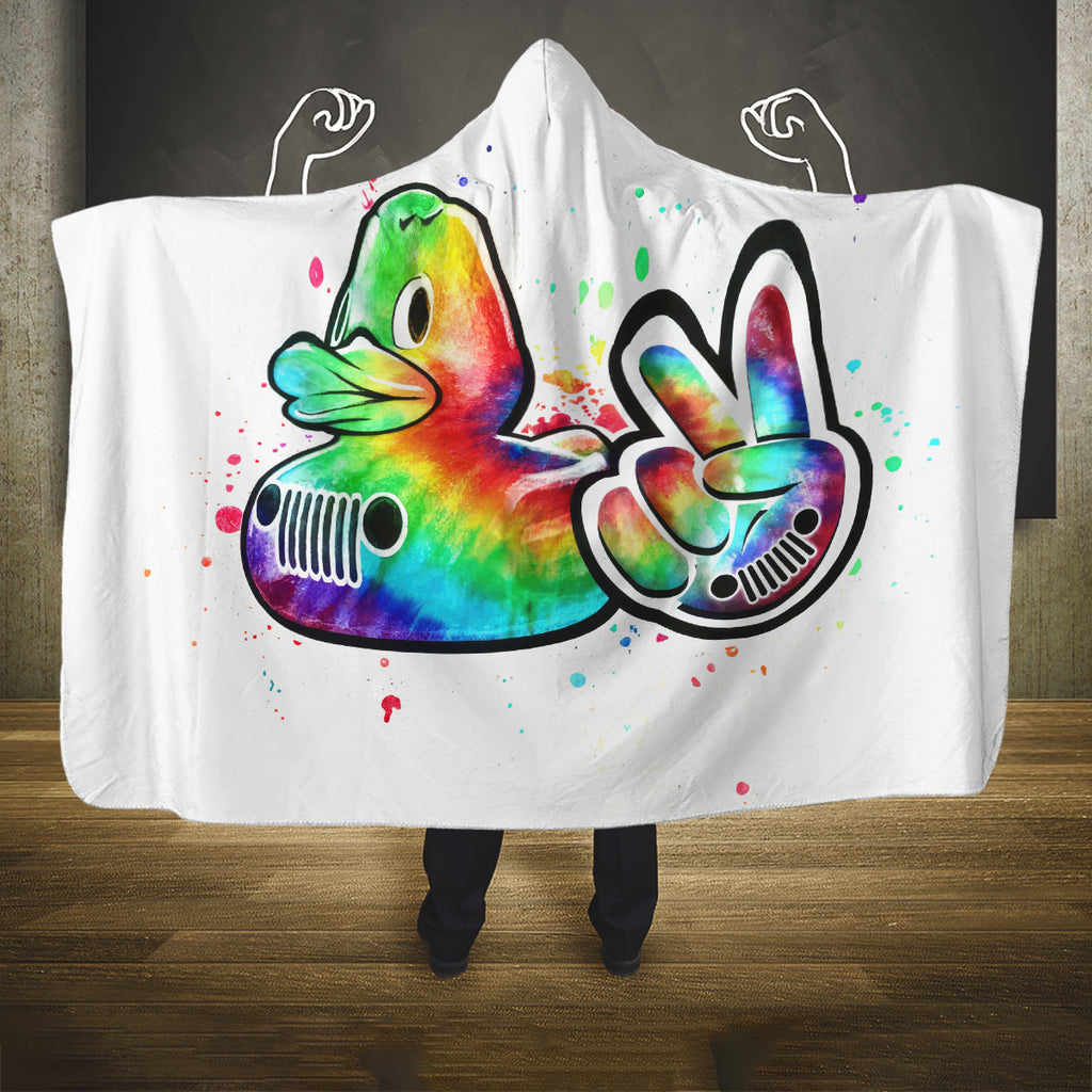 Duck Jeep Hooded Blanket Ain't Nothing But A Jeep Thang