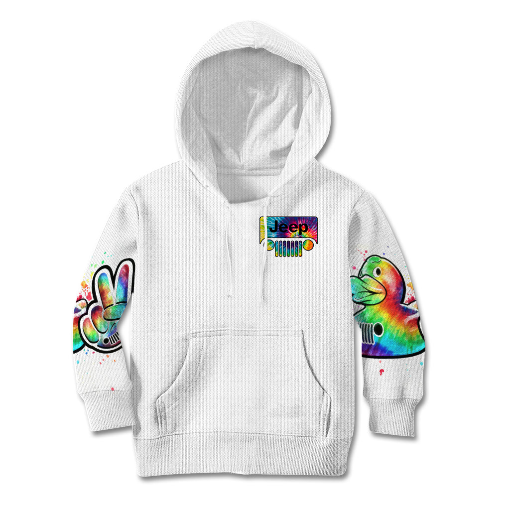 Duck Jeep Kid Hoodie Ain't Nothing But A Jeep Thang