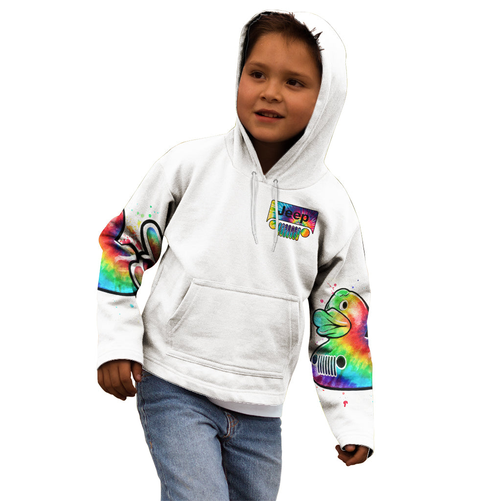 Duck Jeep Kid Hoodie Ain't Nothing But A Jeep Thang