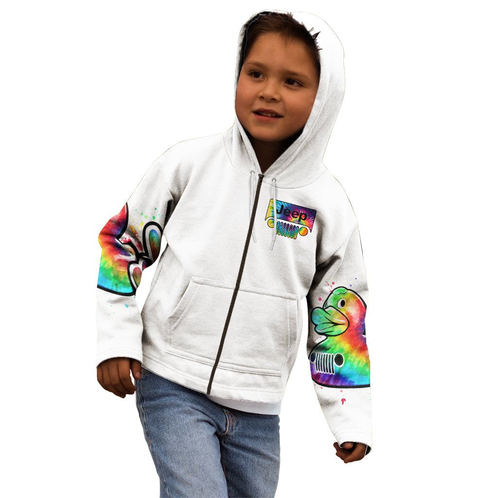Duck Jeep Kid Hoodie Ain't Nothing But A Jeep Thang