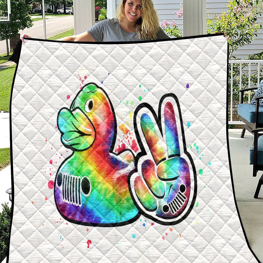 Duck Jeep Quilt Ain't Nothing But A Jeep Thang