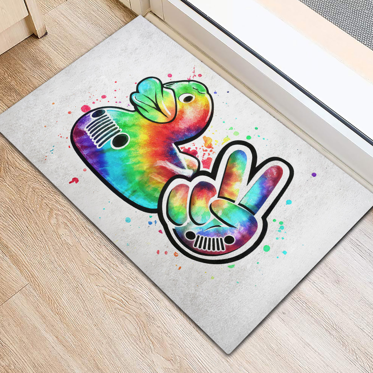Duck Jeep Rubber Doormat Ain't Nothing But A Jeep Thang