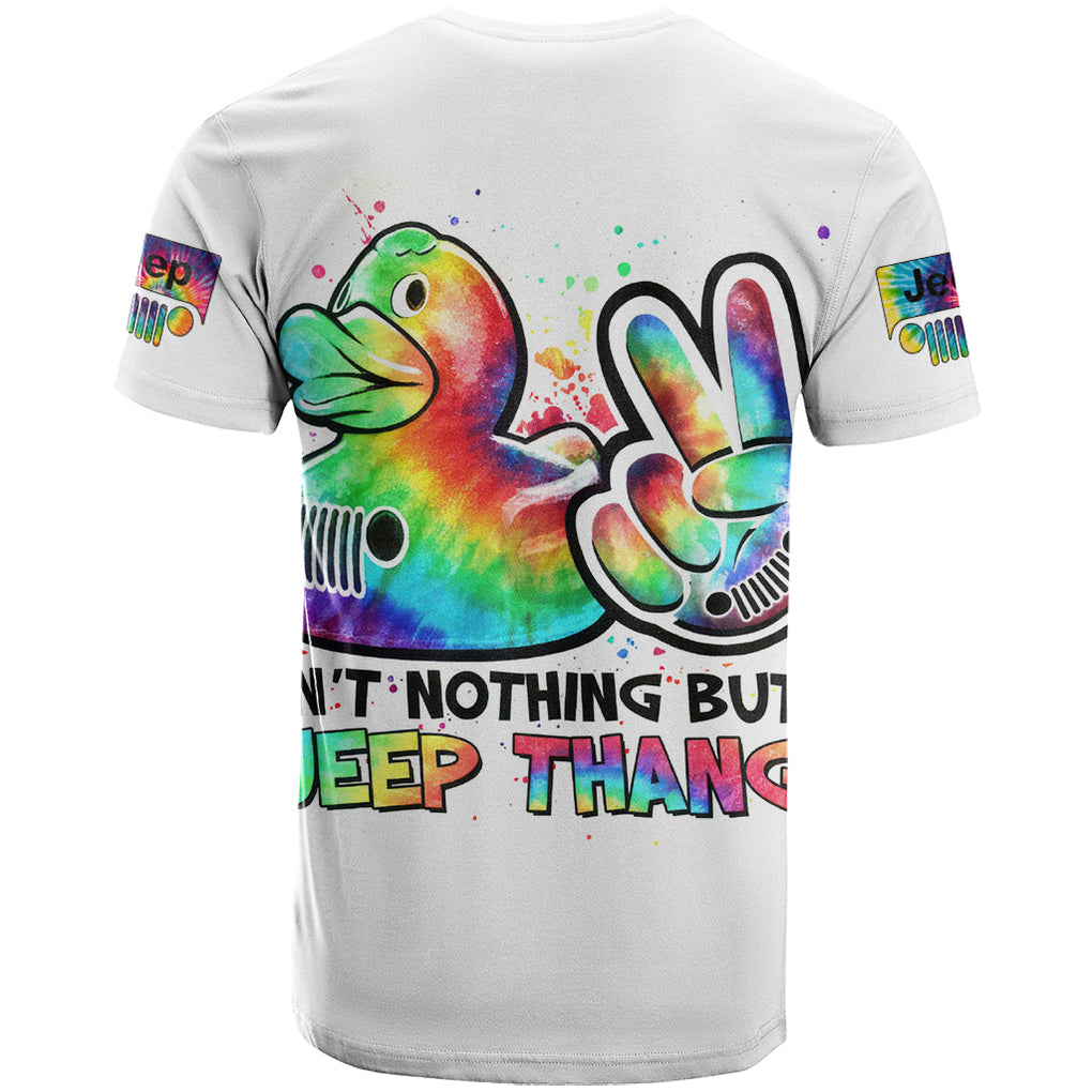 Duck Jeep T Shirt Ain't Nothing But A Jeep Thang