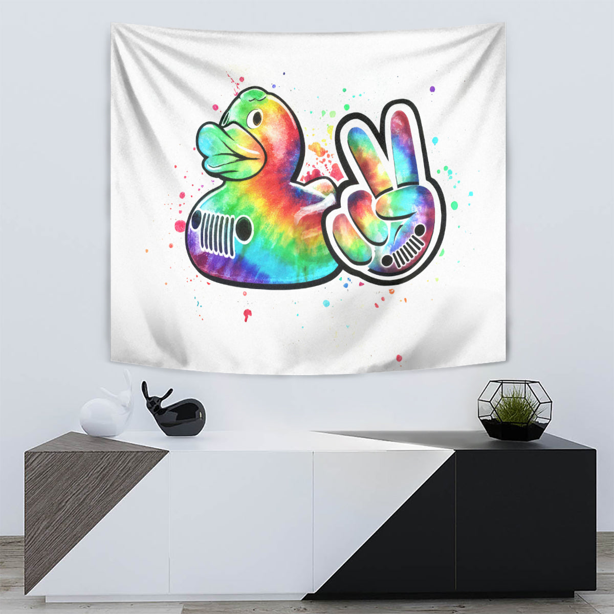 Duck Jeep Tapestry Ain't Nothing But A Jeep Thang