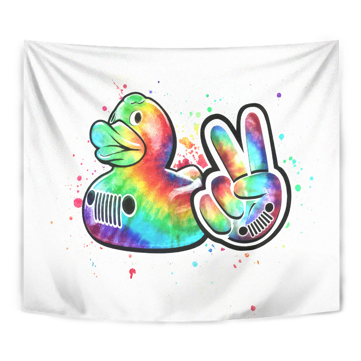 Duck Jeep Tapestry Ain't Nothing But A Jeep Thang