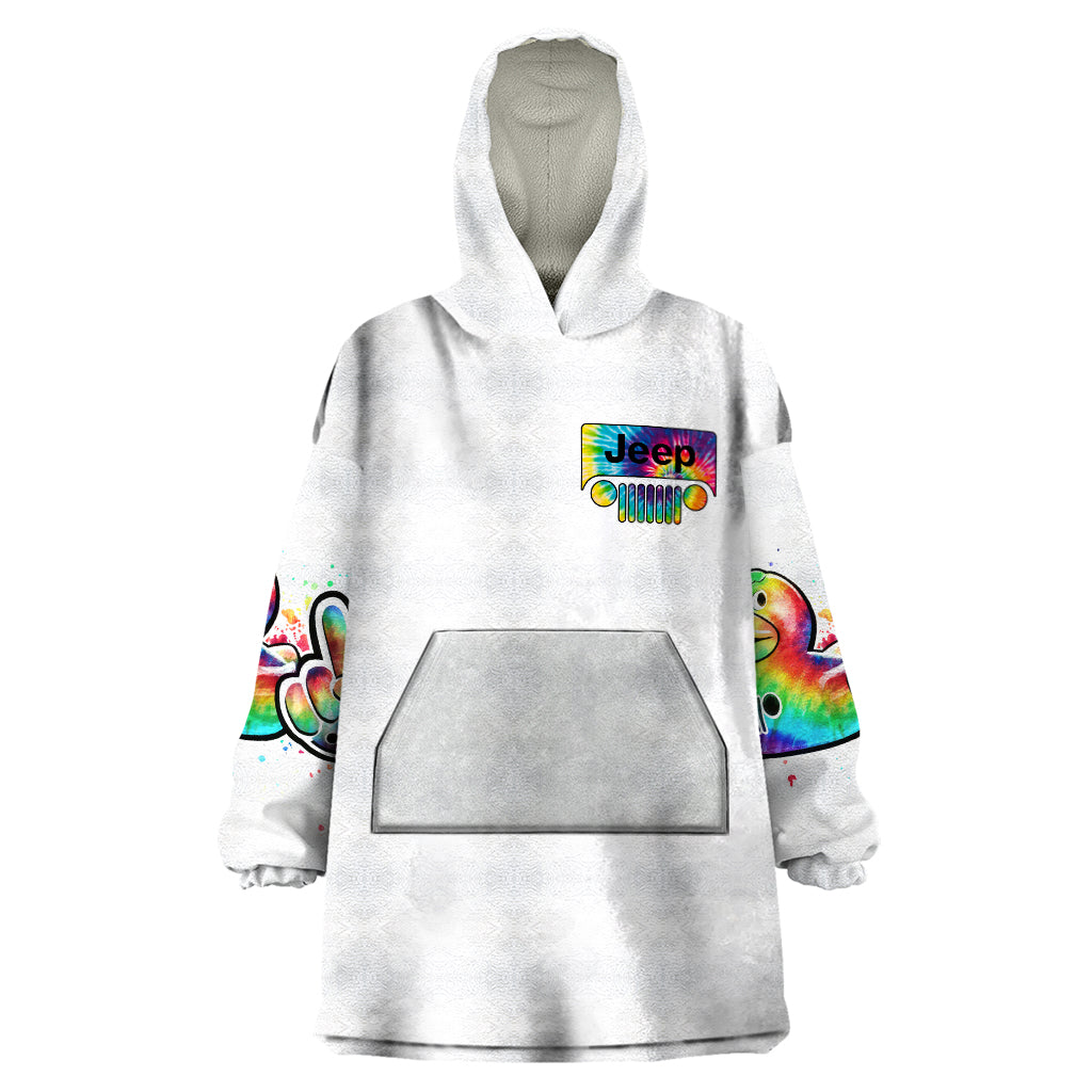 Duck Jeep Wearable Blanket Hoodie Ain't Nothing But A Jeep Thang