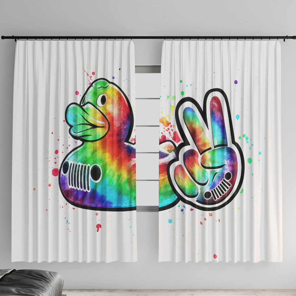 Duck Jeep Window Curtain Ain't Nothing But A Jeep Thang