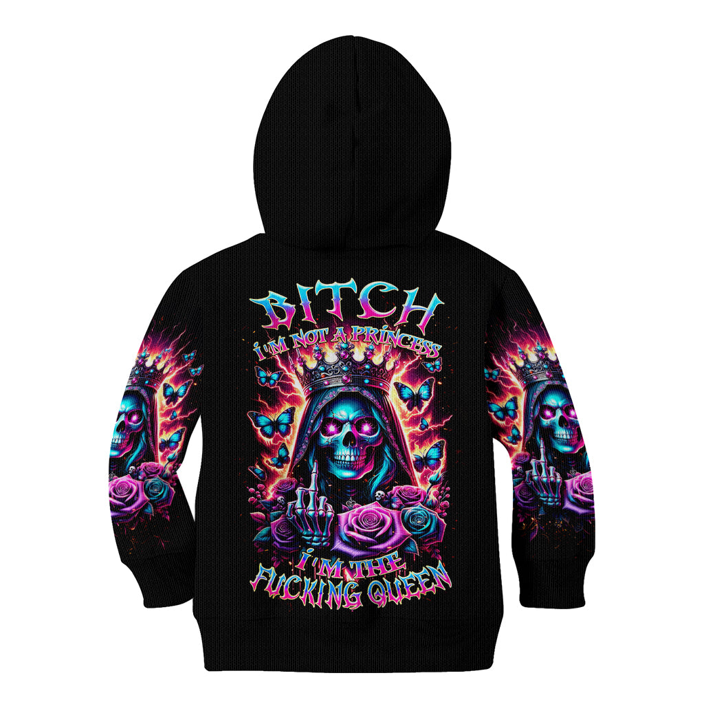 Thunder Skull Kid Hoodie Bitch I'm Not A Princess I'm The Fucking Queen