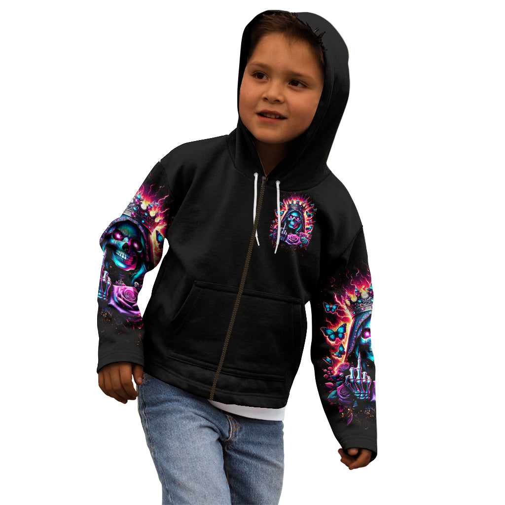 Thunder Skull Kid Hoodie Bitch I'm Not A Princess I'm The Fucking Queen