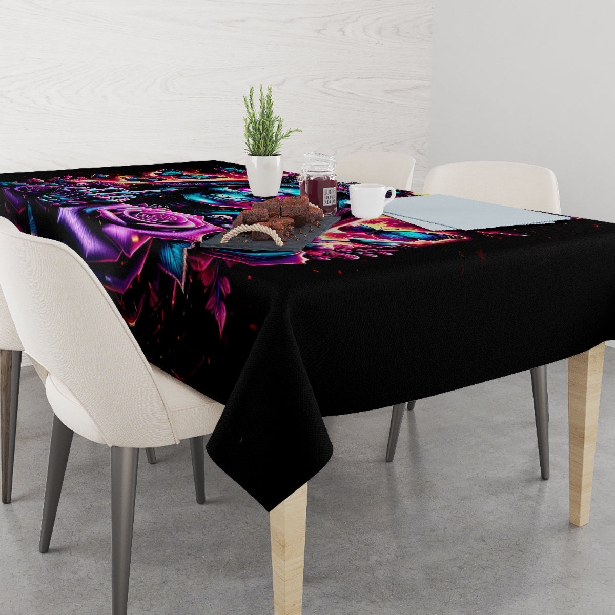 Thunder Skull Tablecloth Bitch I'm Not A Princess I'm The Fucking Queen